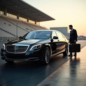 Luxury airport to nightclub transfer in Mumbai with VIP chauffeur arriving at Aer Mumbai rooftop
